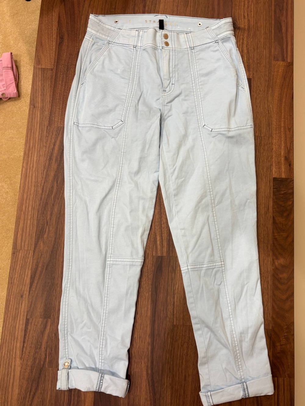 Four White House Black Market Straight Crop Pants - Picture 6 of 10